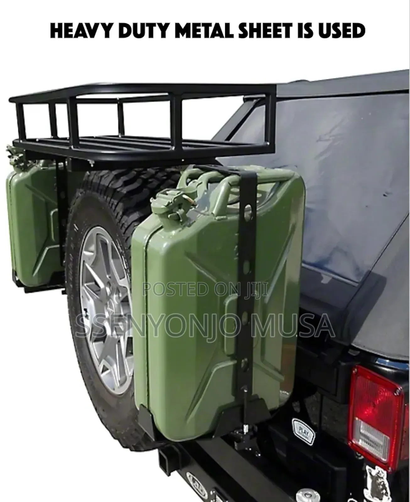 20l Military Green Fuel Jerrycan - Durable Metal Jerry Can
