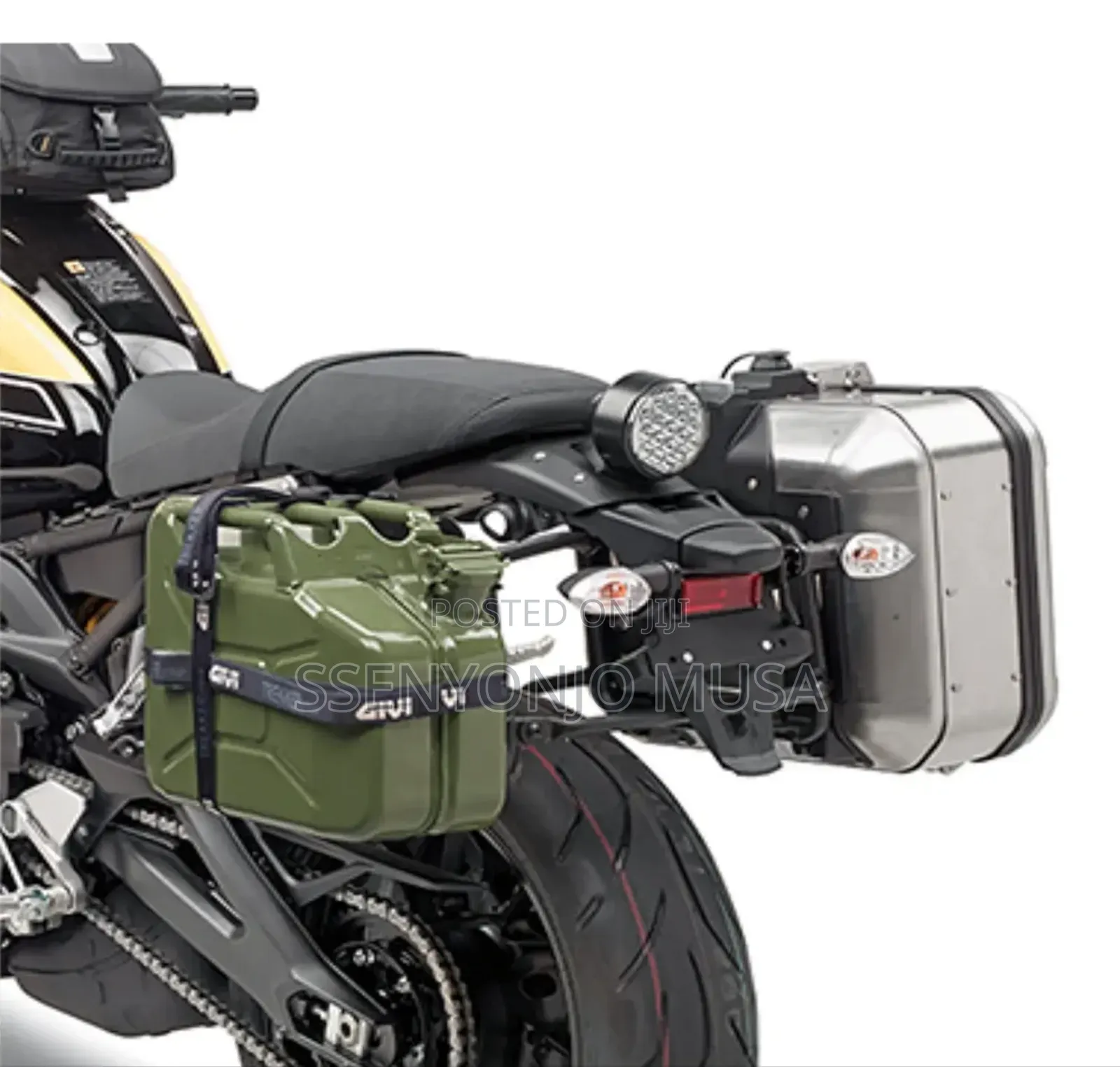 20l Military Green Fuel Jerrycan - Durable Metal Jerry Can