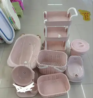 Comprehensive Pink Baby Bath Set