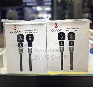 Candc New Interview 3 in 1 Dual Wireless Microphone