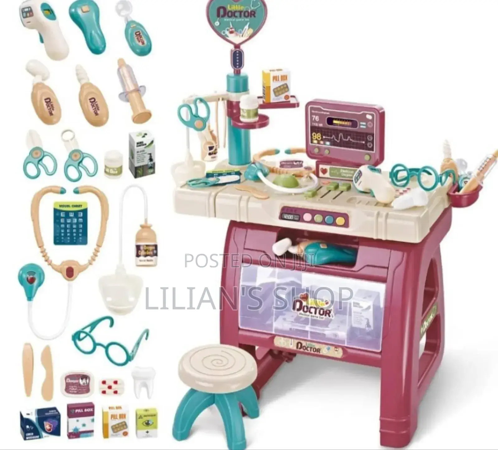 23pcs Kids Doctor Game Set(Doctor Play House