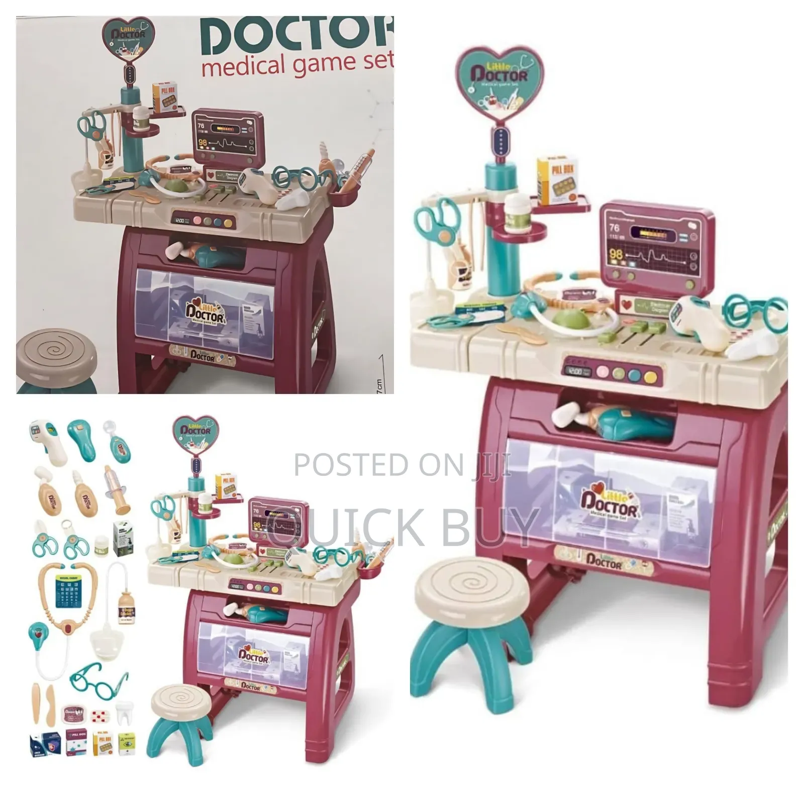 23pcs Kids Doctor Game Set(Doctor Play House)