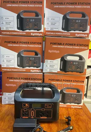 Heavy Duty Power Station Portable Power Station 150w Black