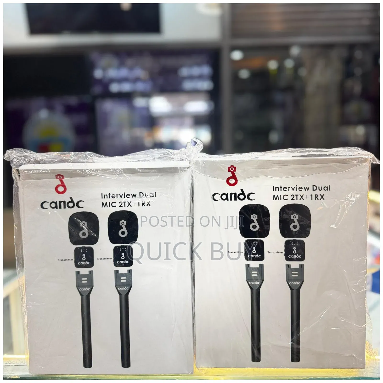 Candc Interview 3 in 1 Dual Wireless Microphone