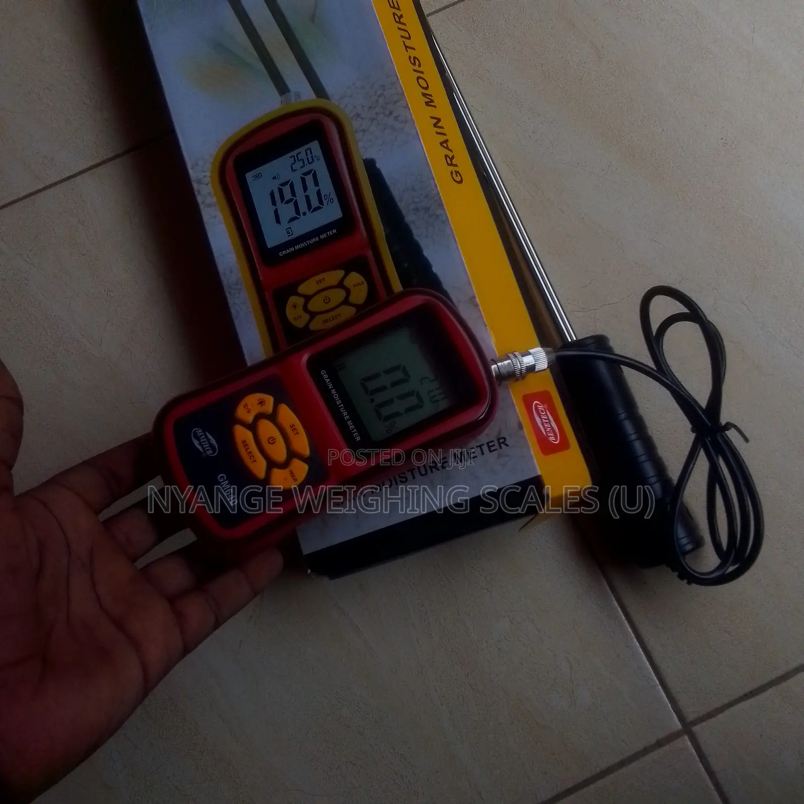 Portable Large LCD Grain Moisture Meter Seeds Moisture Meters
