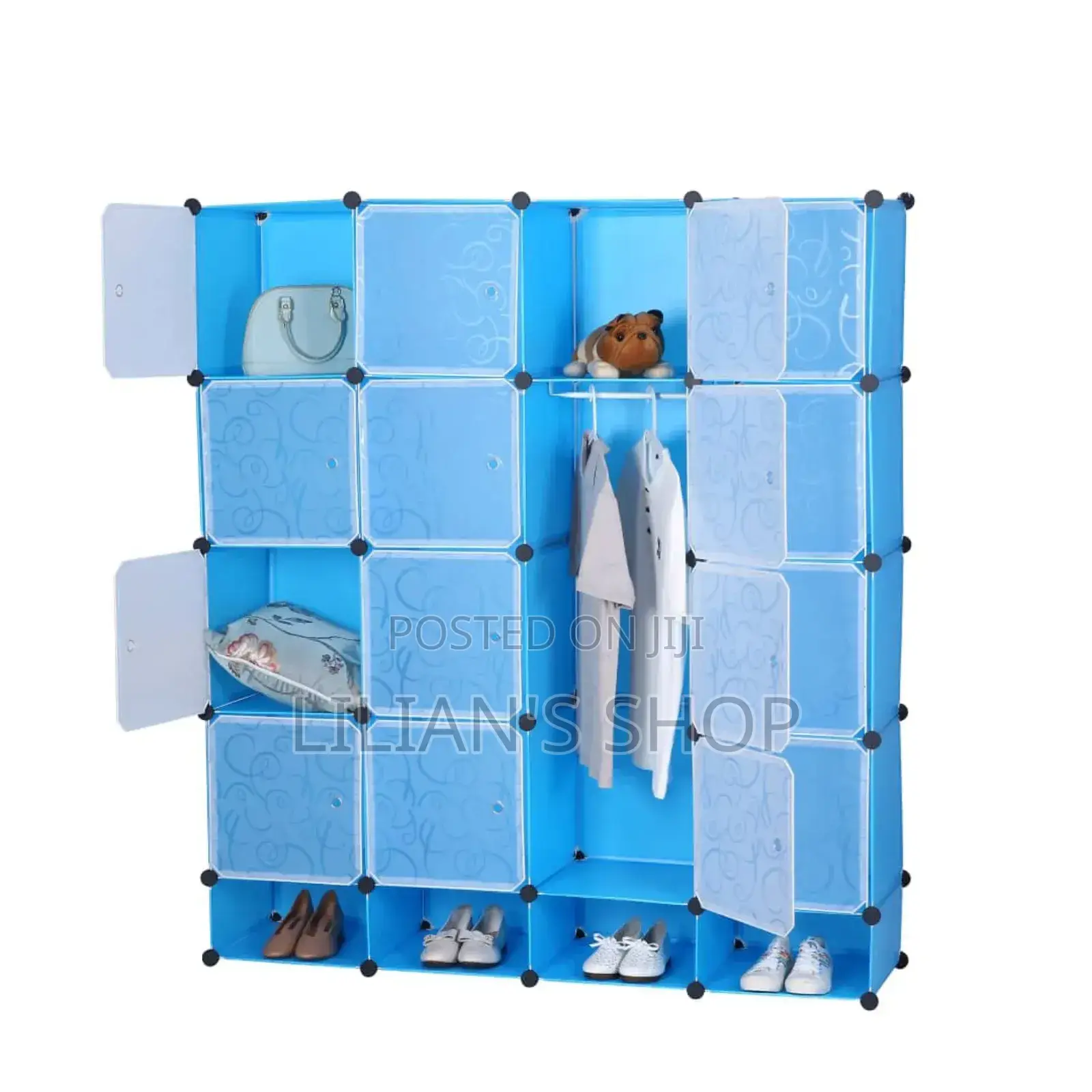 Portable, Modular Wardrobe and Storage Organizer