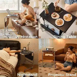 Bedside Table With Storage Compartments