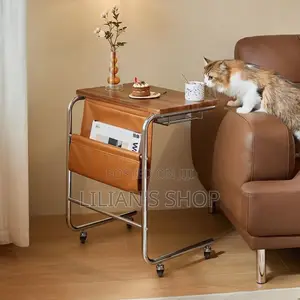 Bedside Table With Storage Compartments