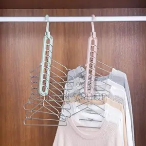 2pcs Multifunction Foldable Storage Hangers
