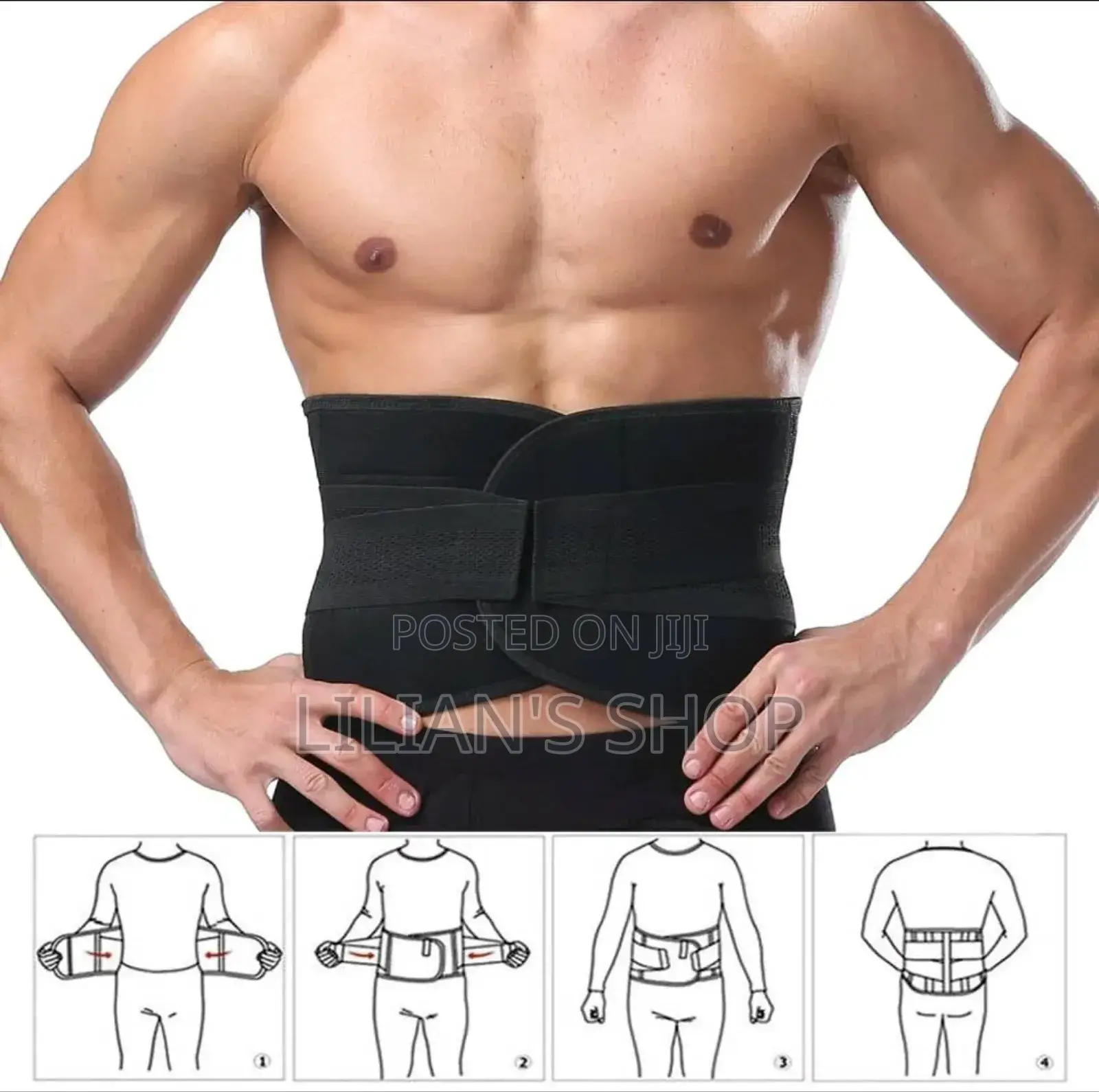 Lumbar Brace Lower Back Support Waist Belt