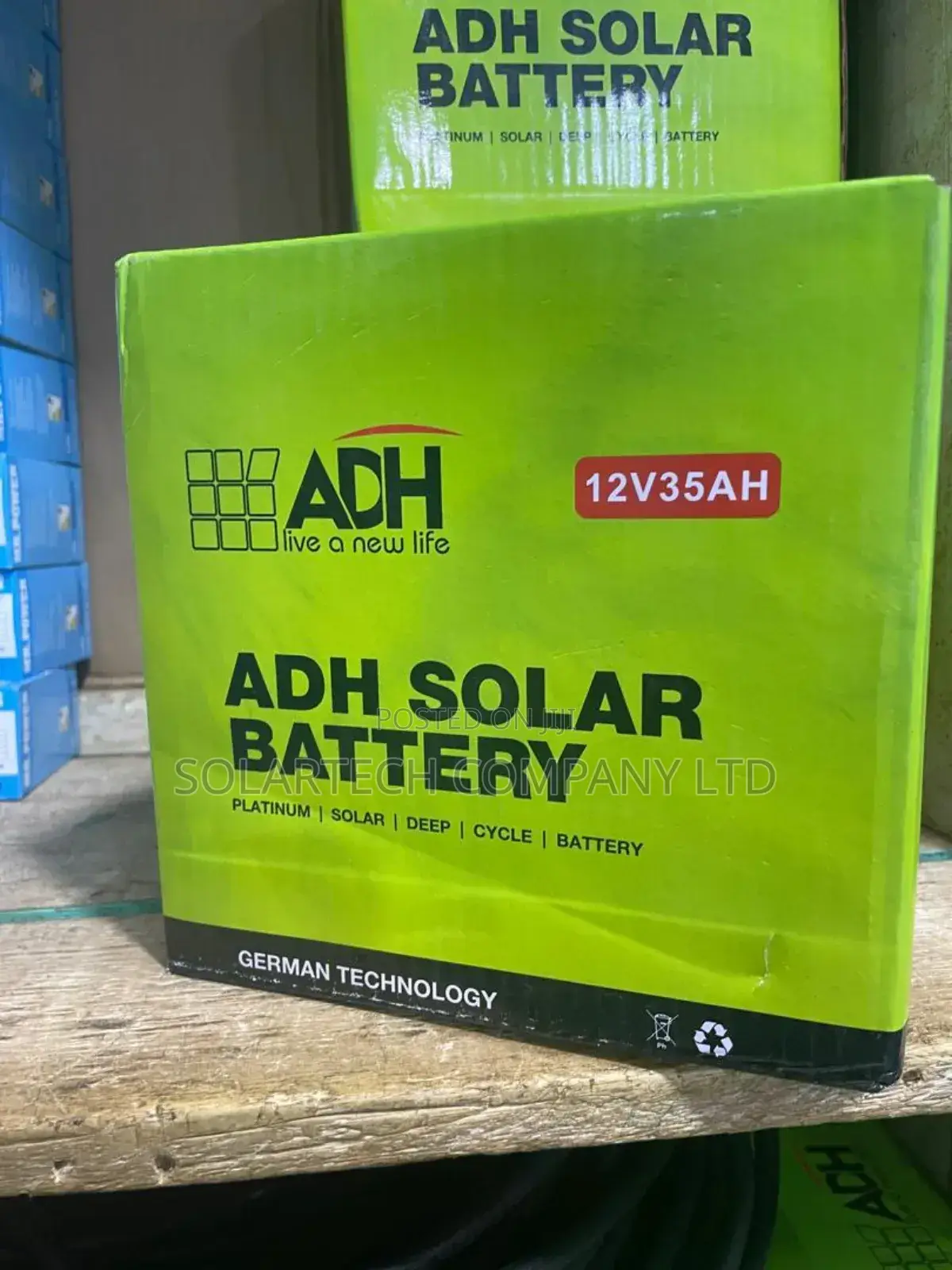 35ah Original Adh German Technology Solar Powder Battery Huk