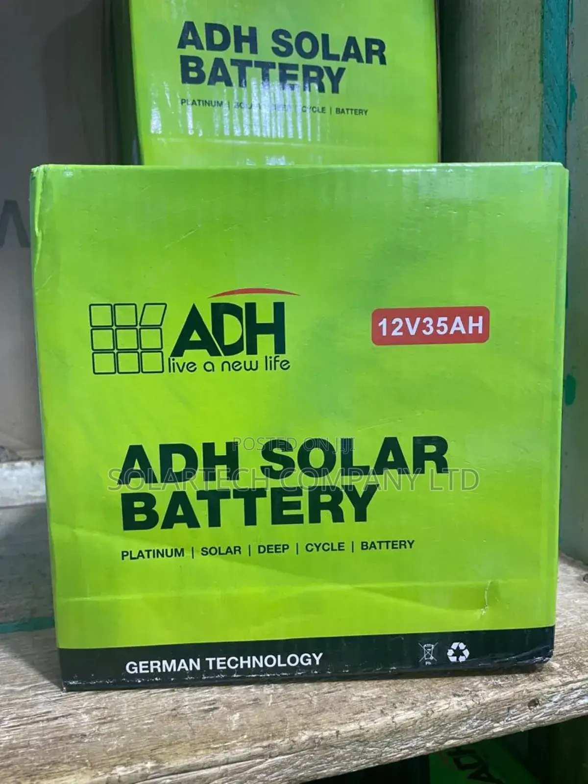 35ah Original Adh German Technology Solar Powder Battery Huk