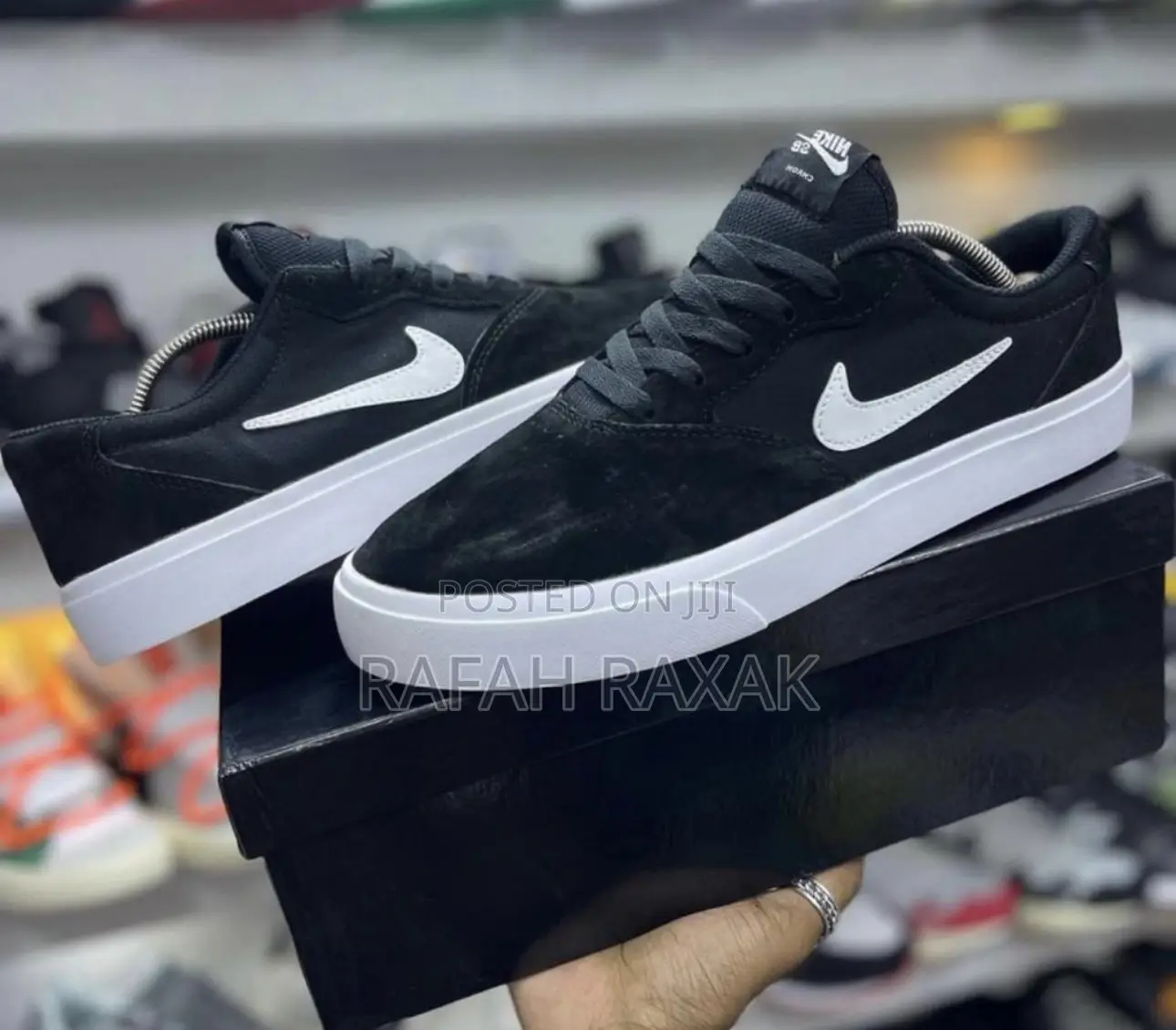 Nike Sb Chron Black/White Casual Skateboard Sneaker