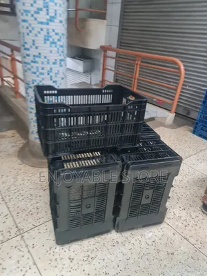 Strong Plastic Crates Plastic Crates *Black