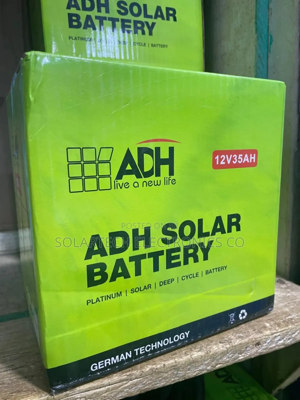 35ah Original Adh Solar Powder Battery Cuka