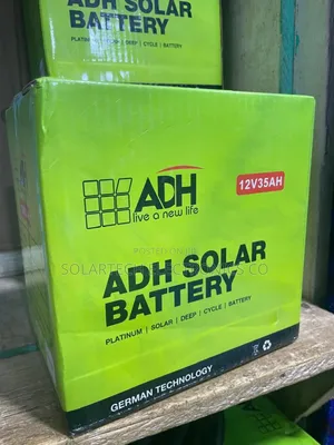 35ah Durable Adh German Solar Powder Battery Zeka