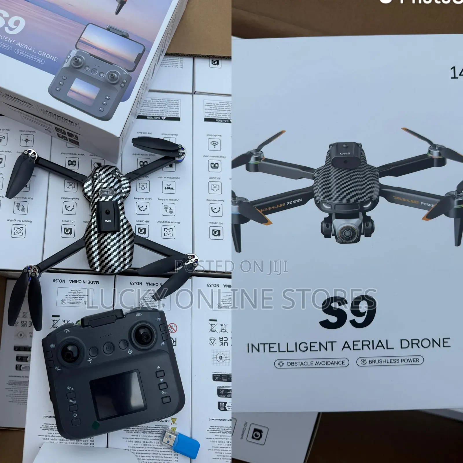 S9 4khd Drone With LCD Remote Control