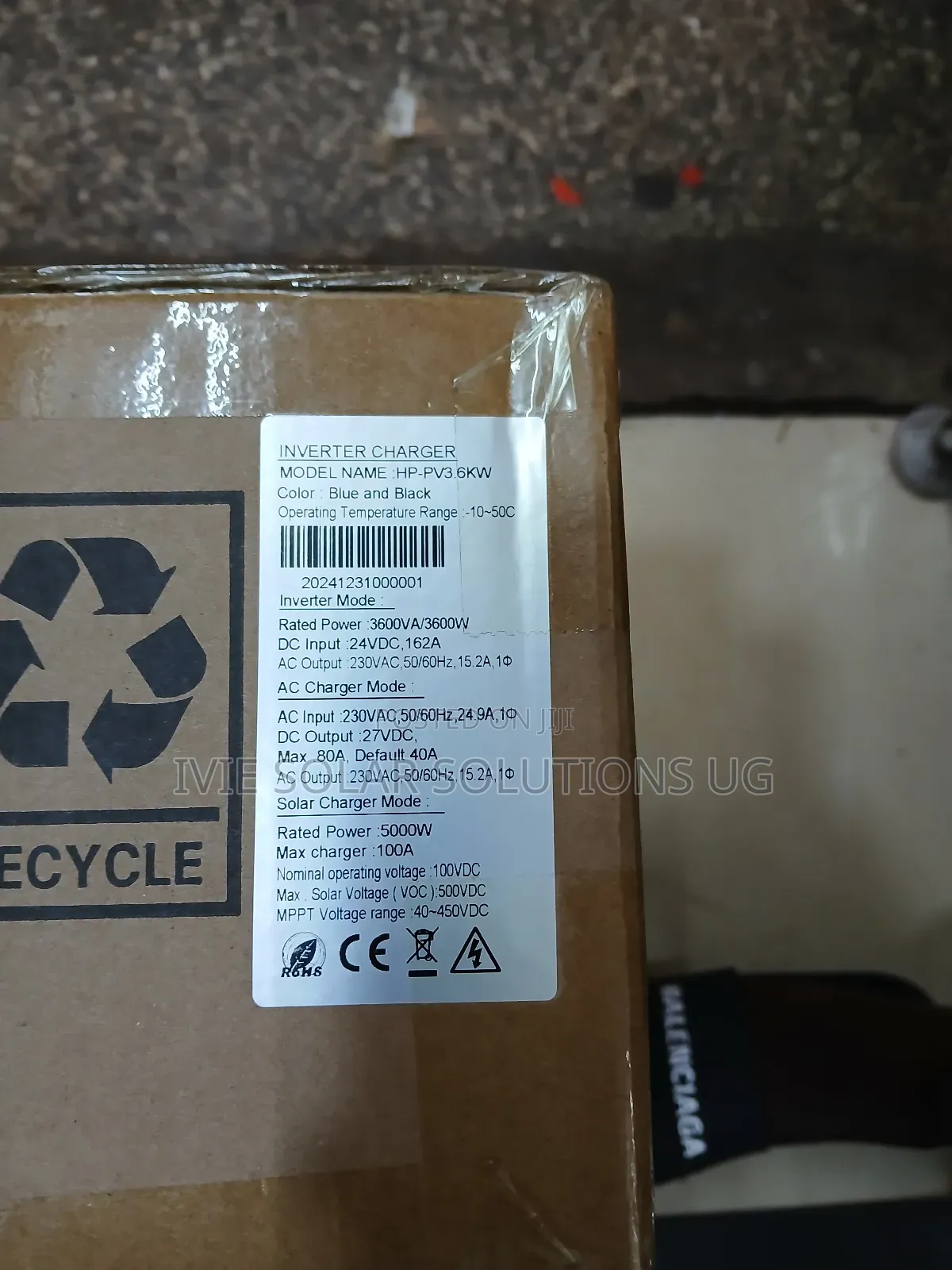 Yachu Hybrid Inverter 3.6kva / 3600watts