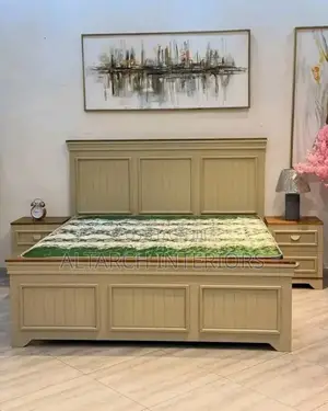 5by 6 King Flat Bed With Bedside Drawers