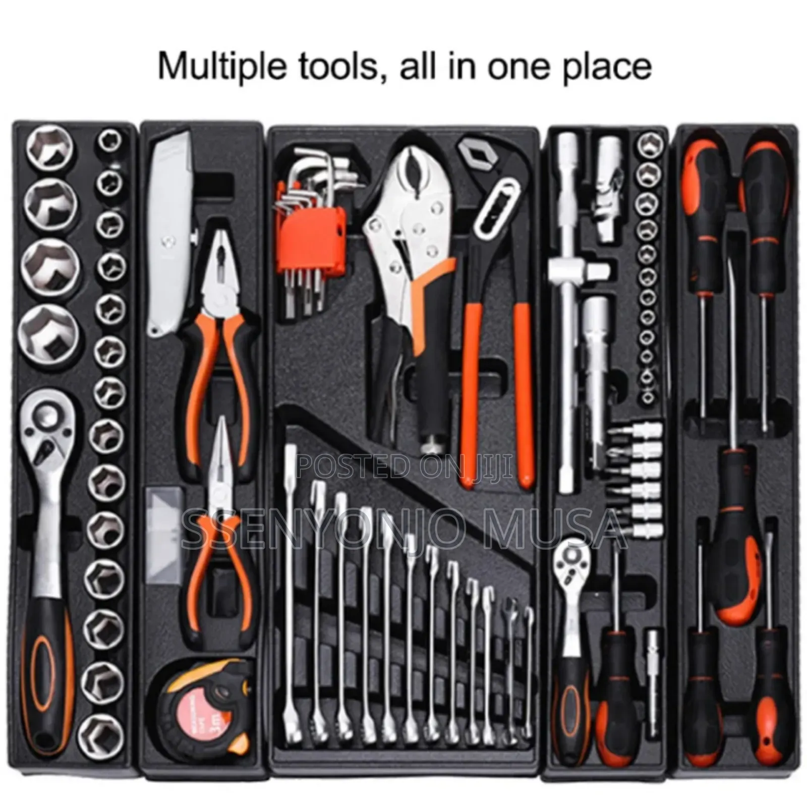Tool Socket Ratchet Set -85 Piece Heavy Duty Mechanics Kit