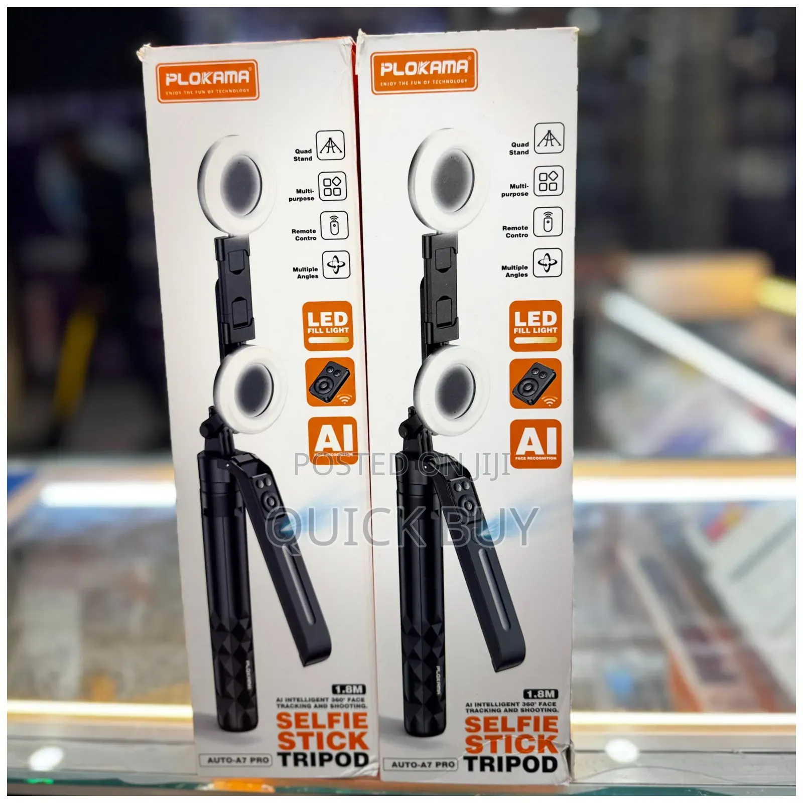 Plokama Auto -A7 Pro Ai Selfie Stick Tripod