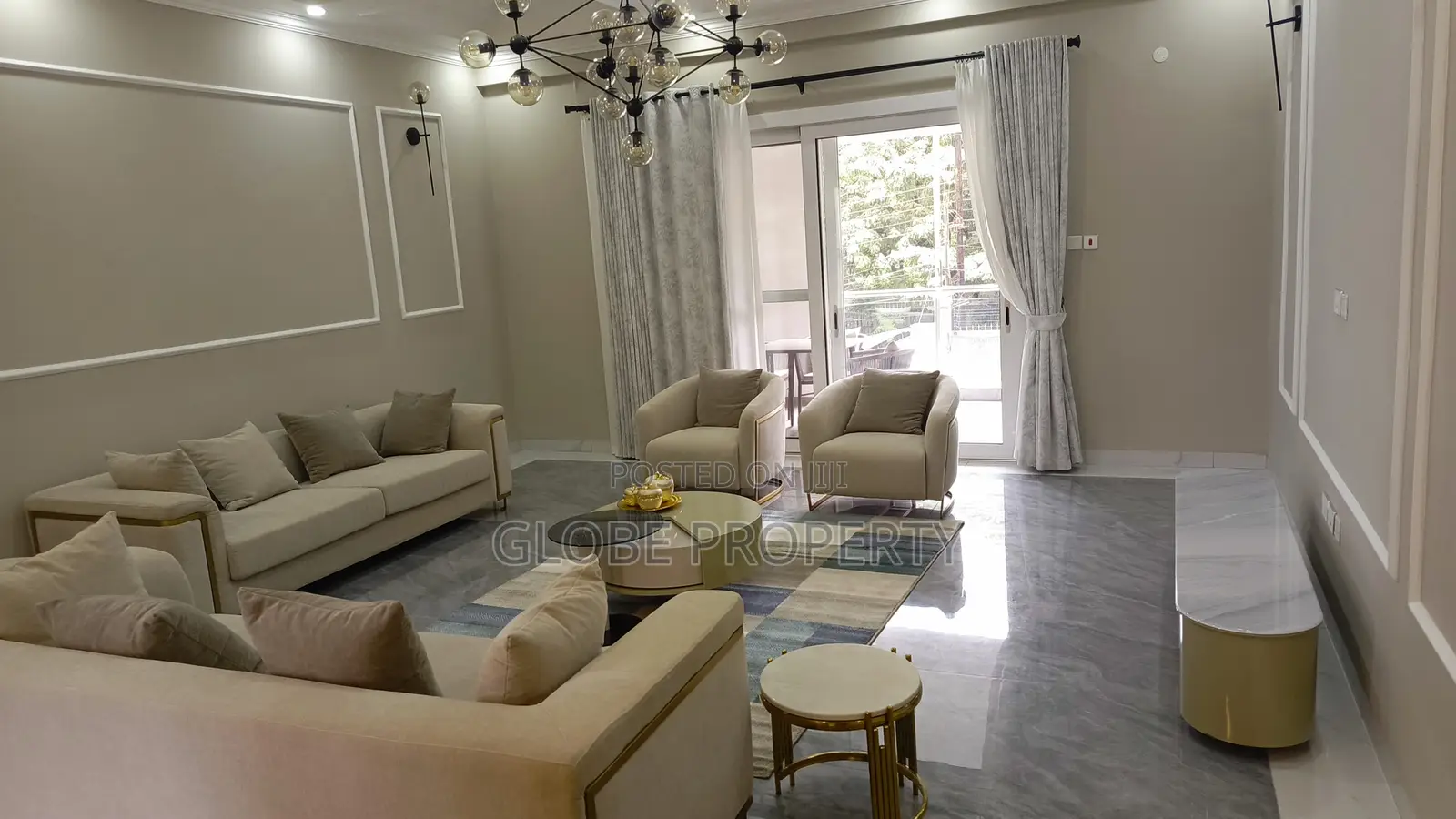 Furnished 4bdrm Apartment in Kololo, Central Division for rent