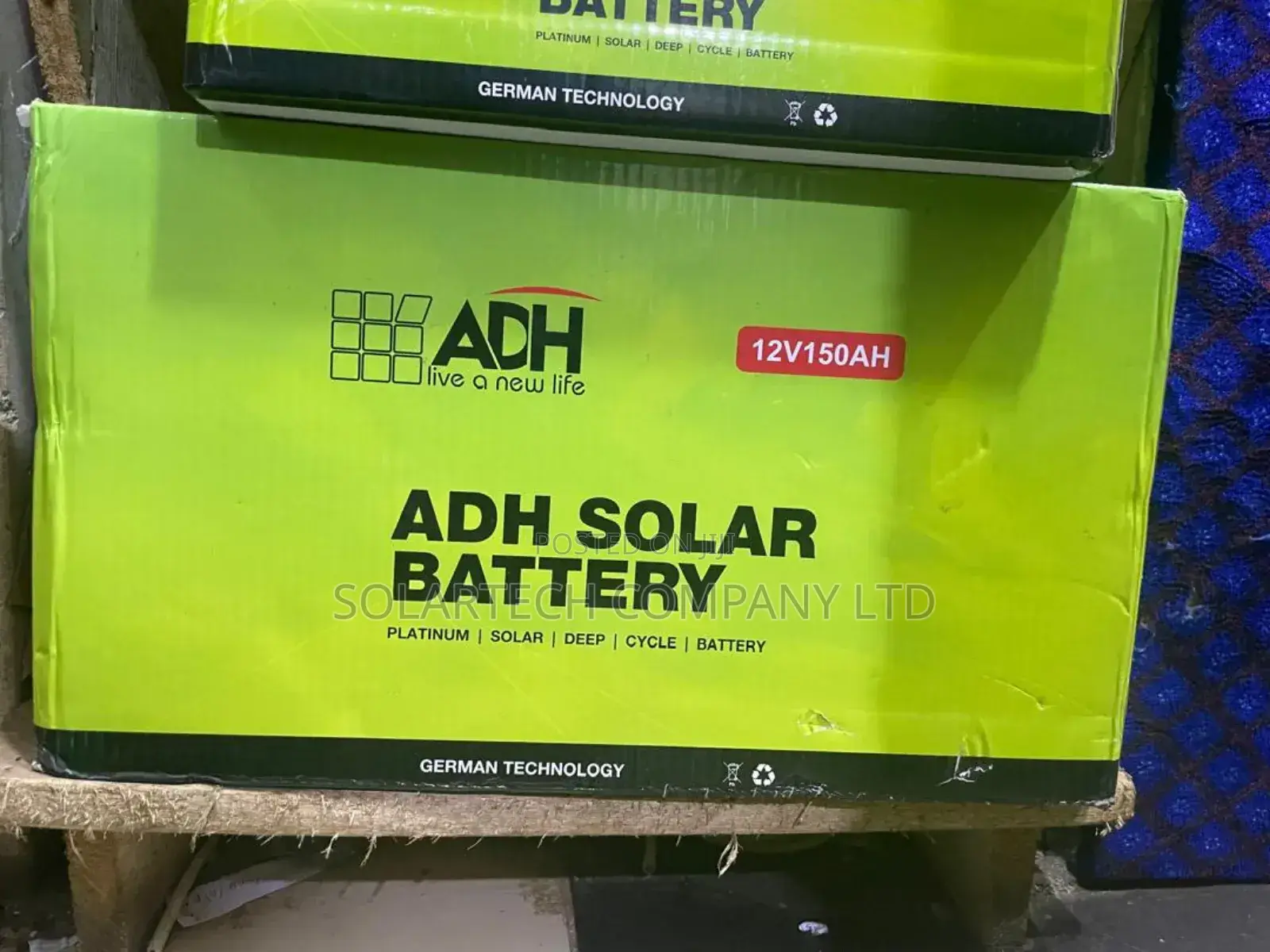 150ah 12v Original Adh German Technology Solar Battery Weko