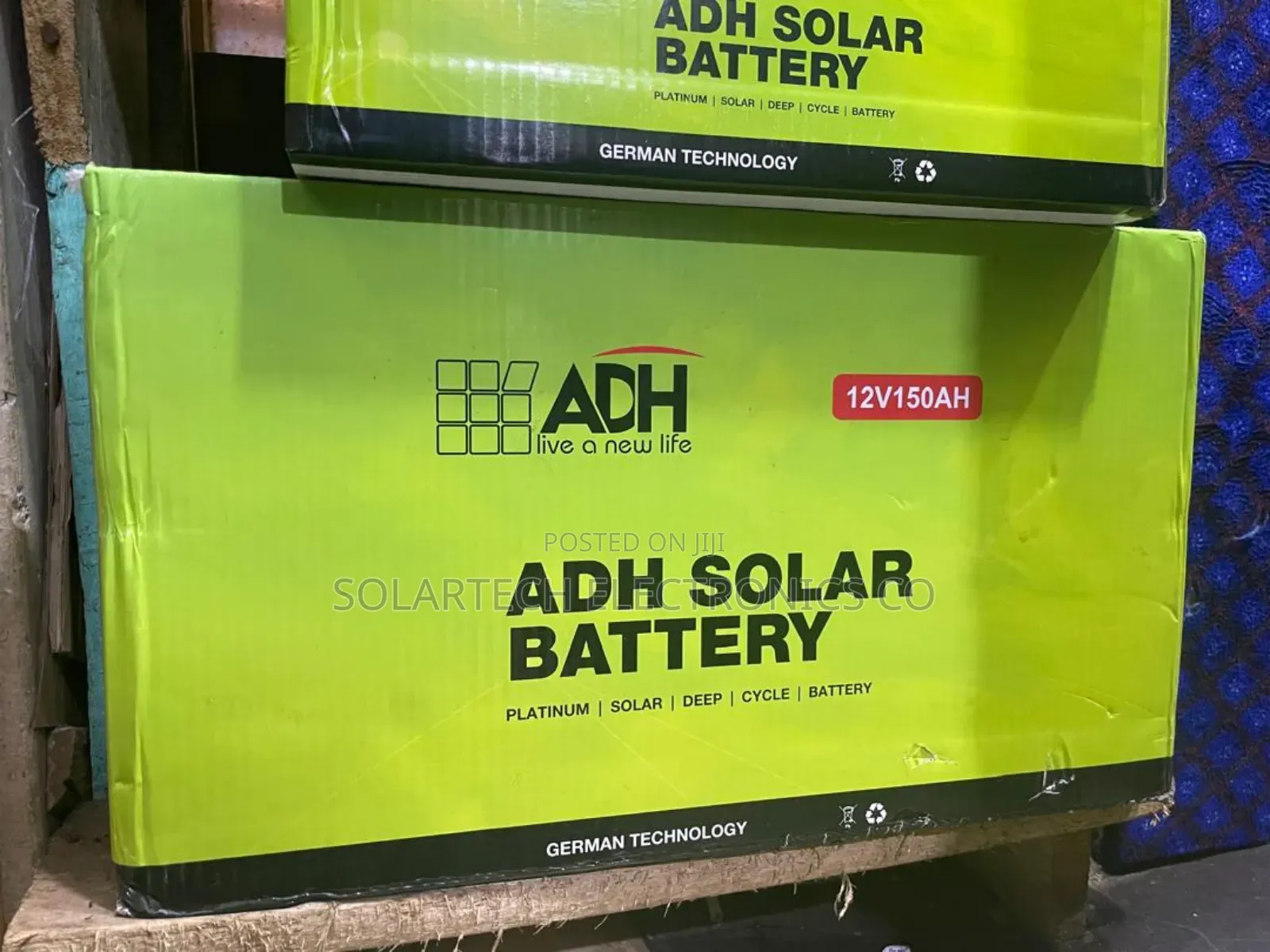 150ah Heavy Duty Adh Solar Powder Battery Tech