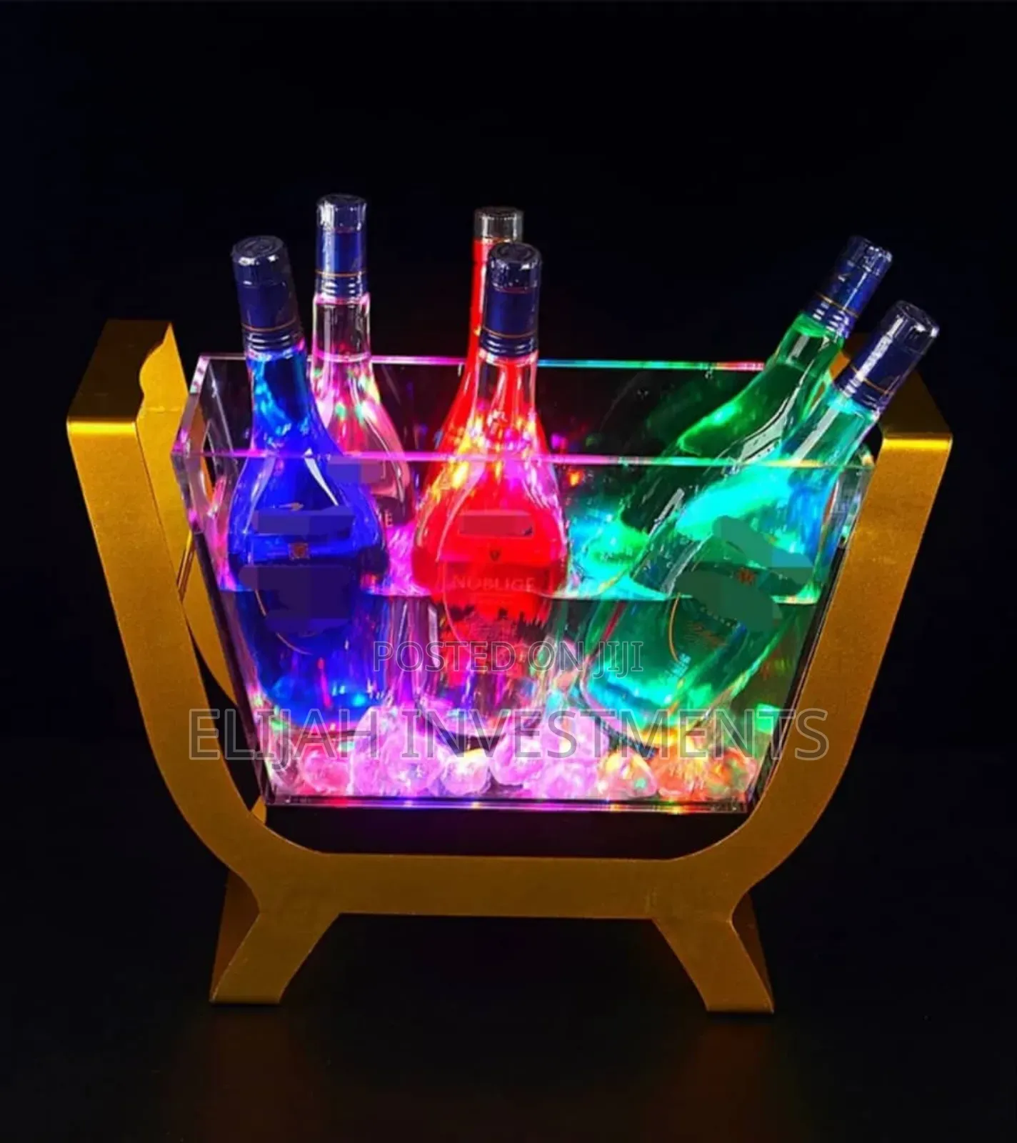 Led Boat Shape Heavy Duty Ice Bucket