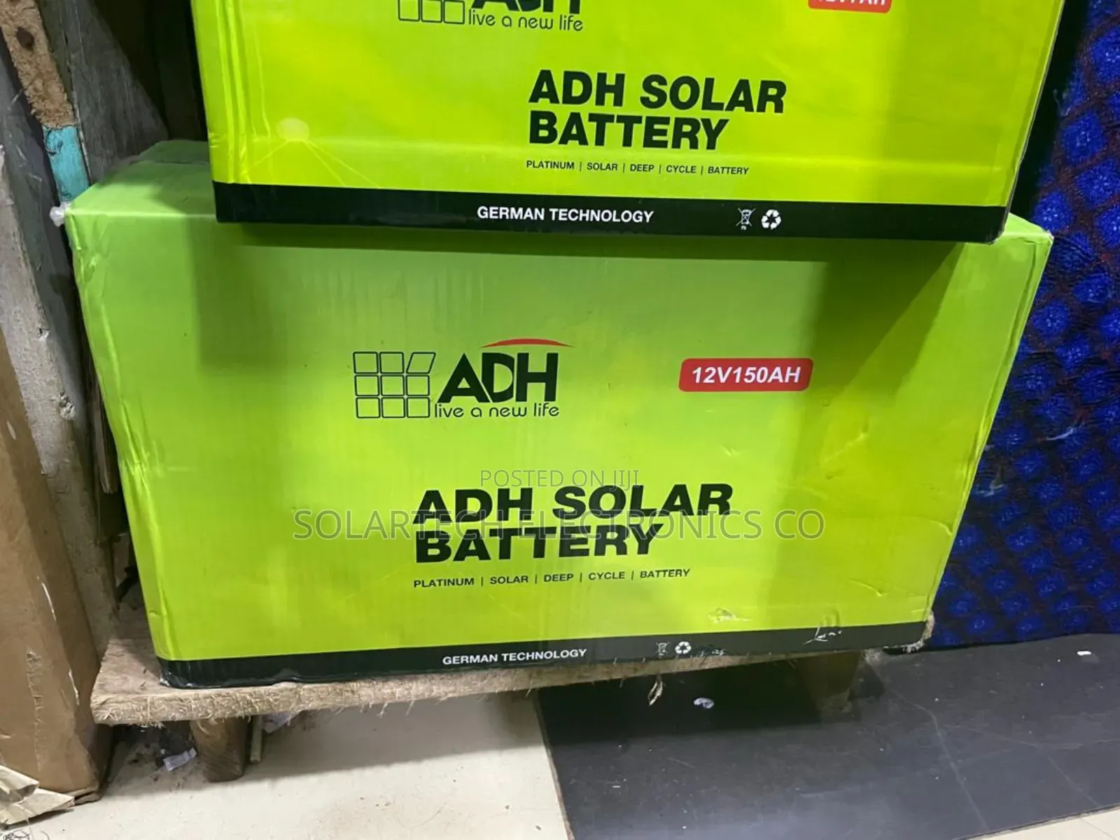 150ah Original German Made Adh Solar Powder Battery Yuhk