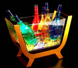 Led Boat Shape Heavy Duty Ice Bucket