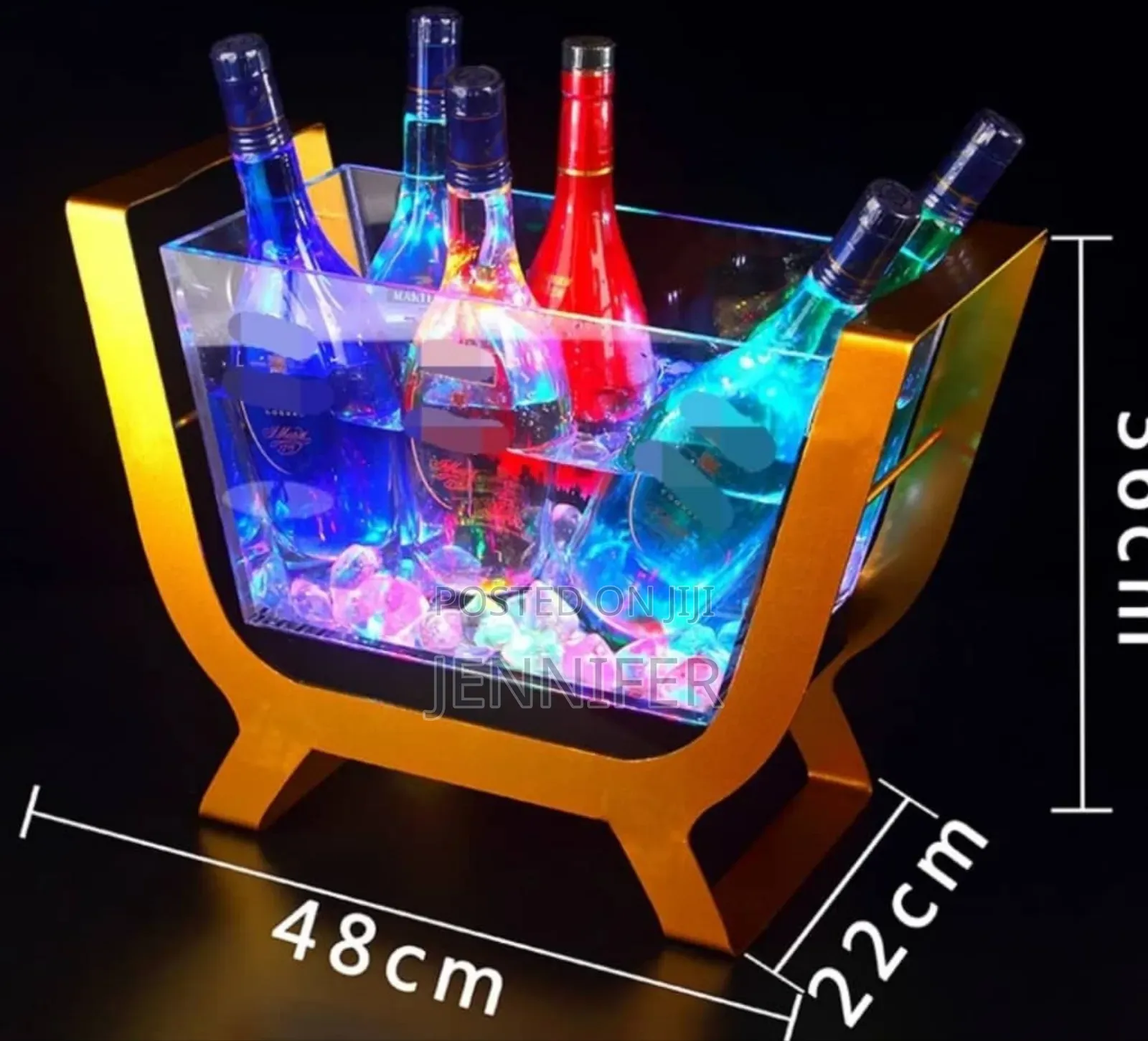 Led Boat Shape Heavy Duty Ice Bucket