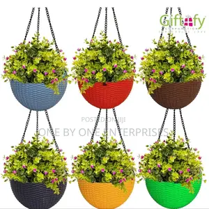 Flower Pot Hanging Basket - Self Watering Planters.