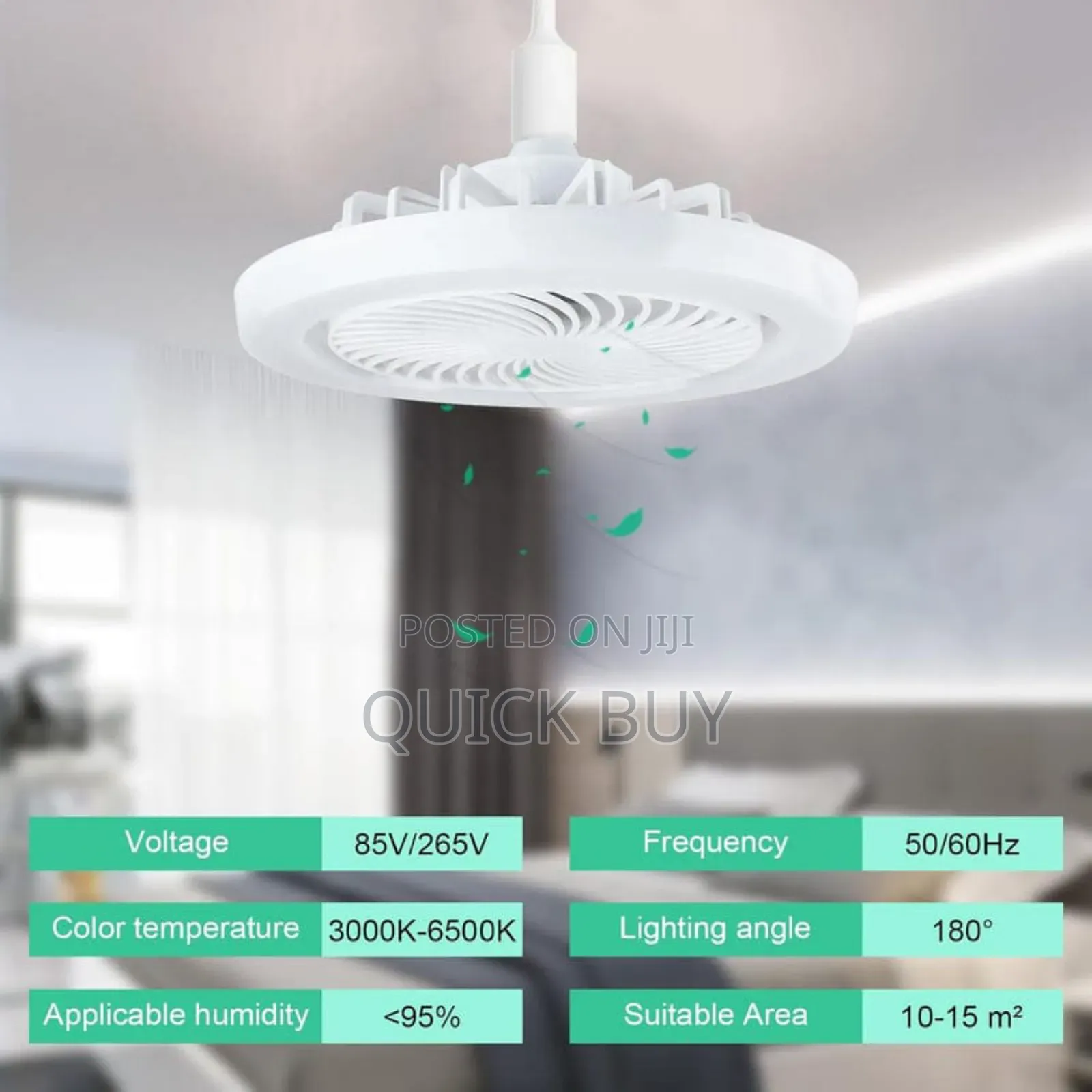 3in1 Ceiling Fan With Lights Remote