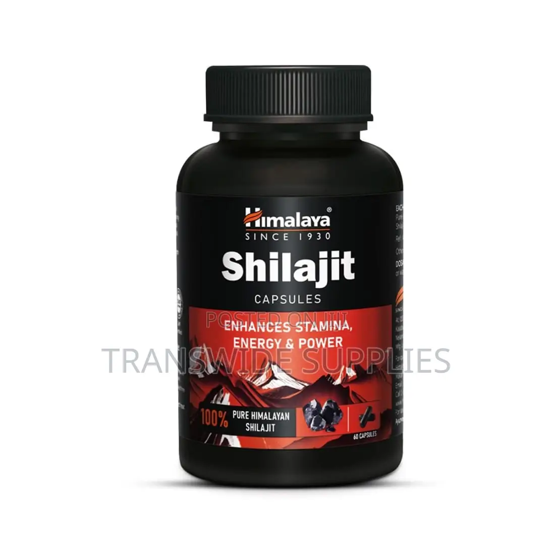Himalaya Shilajit 60 Cap Enhances Stamina, Energy, and Power