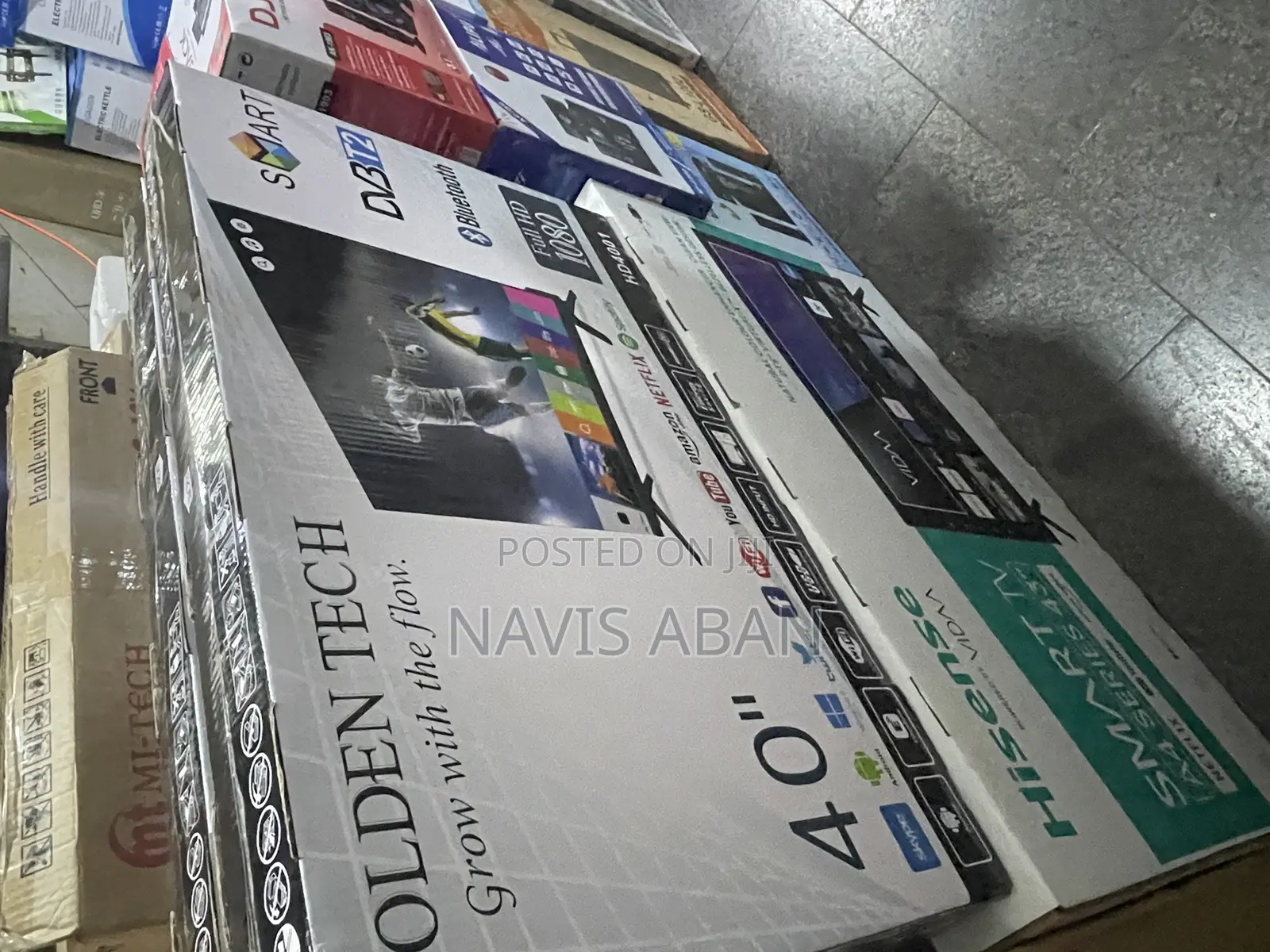 Golden Tech 40 Inches Smart With Bluetooth And Free To Air