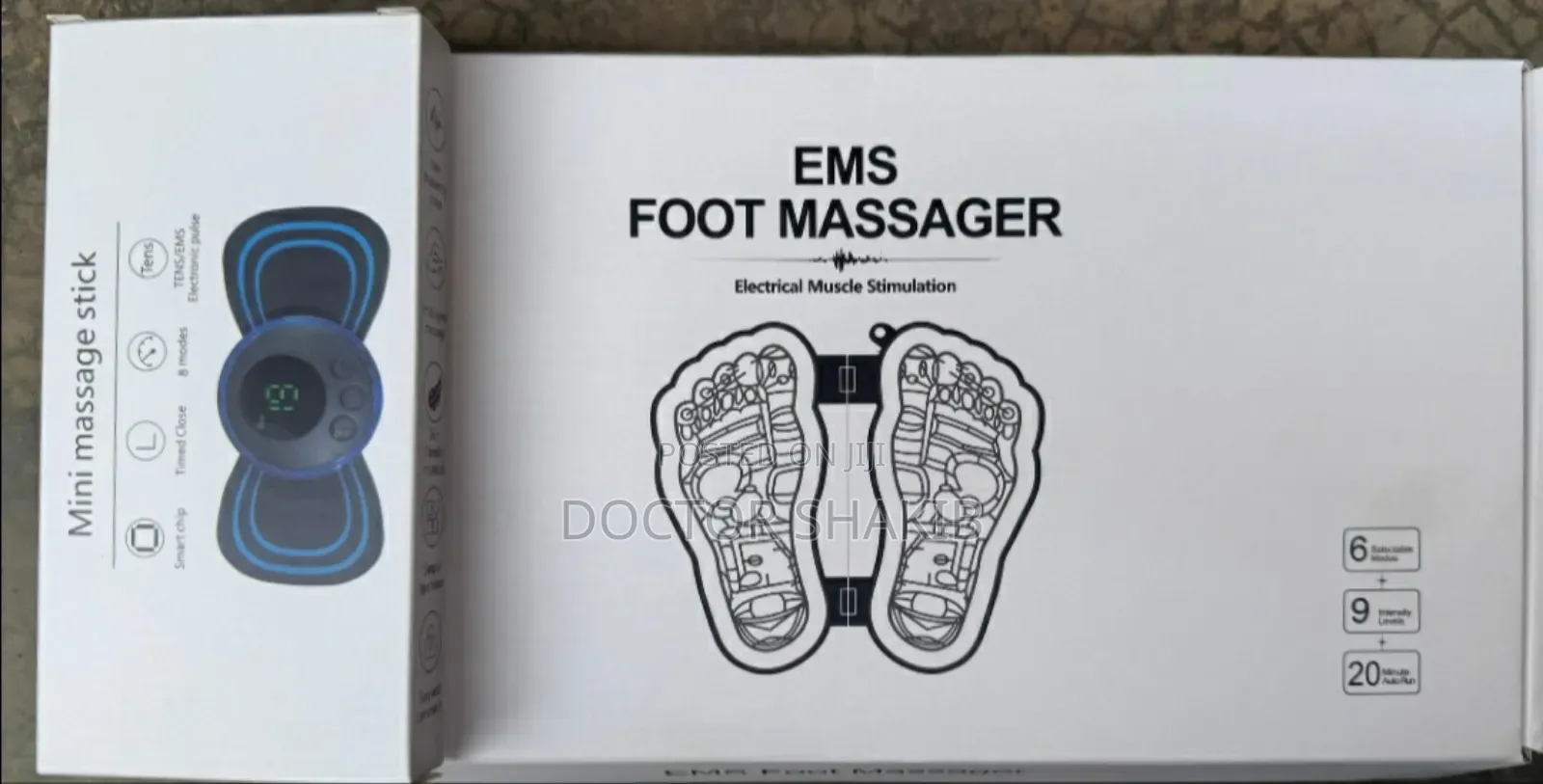 Comfortable 2 in 1 Neck and Foot Massager Package