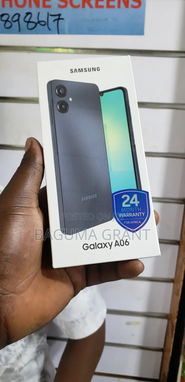 New Samsung Galaxy A06 128 GB Black
