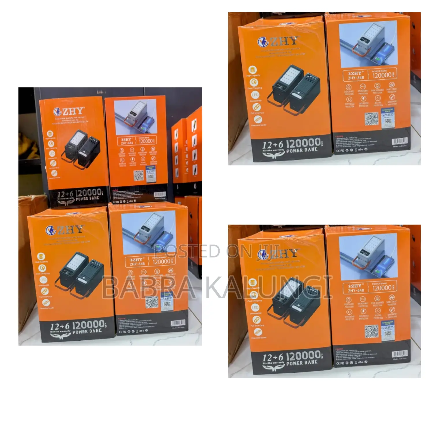 Zhy 40,000 Mah Power Bank - 12 + 6 Months Warranty