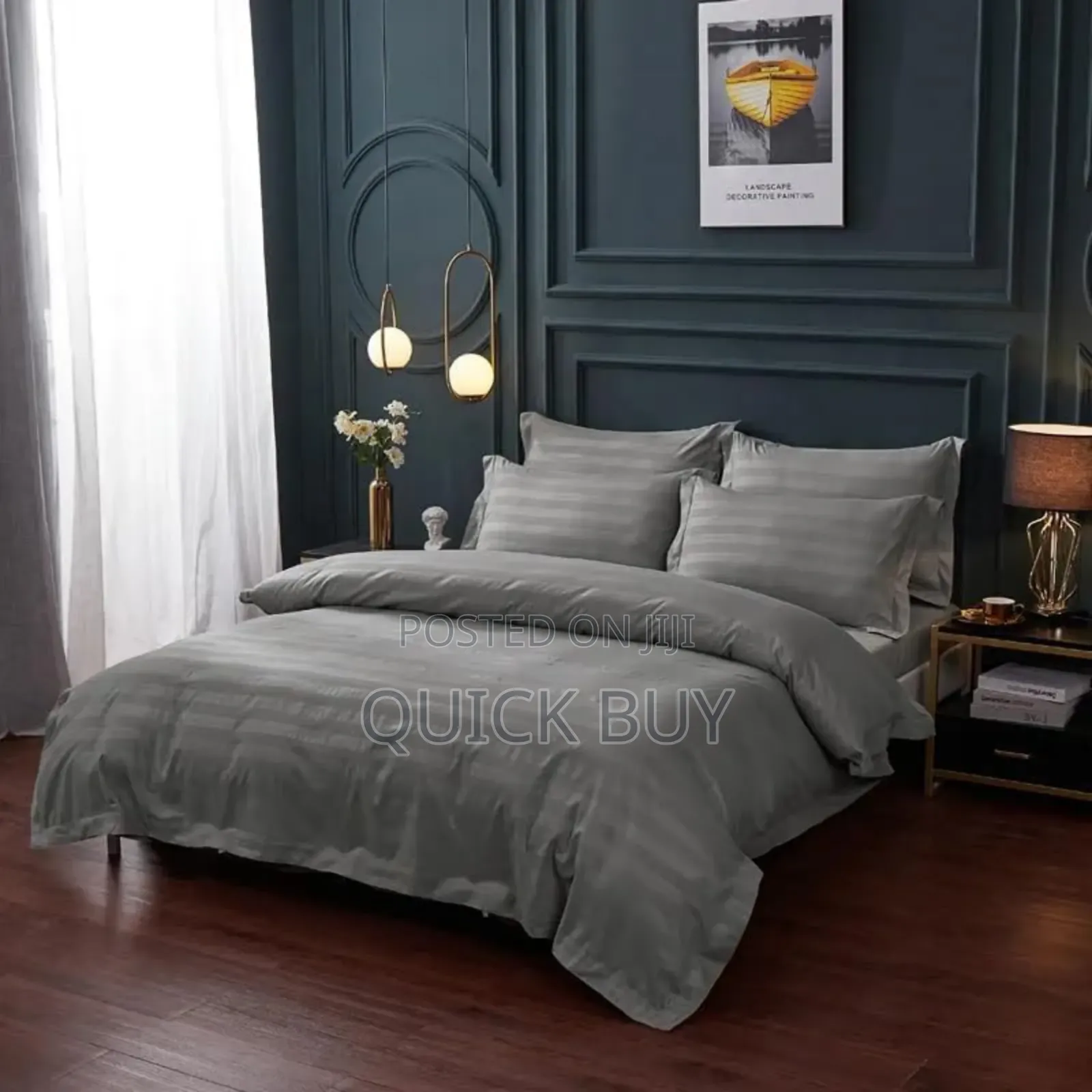 Egyptian 10 PCS Cotton Bedsheet Duvet Good Quality