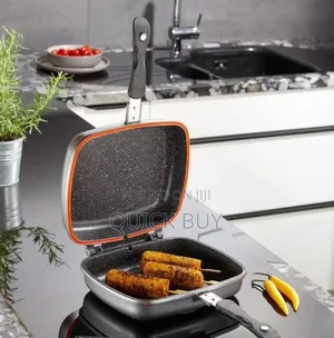 Non Stocy Dessini Aluminum Two-Sided Double Grill