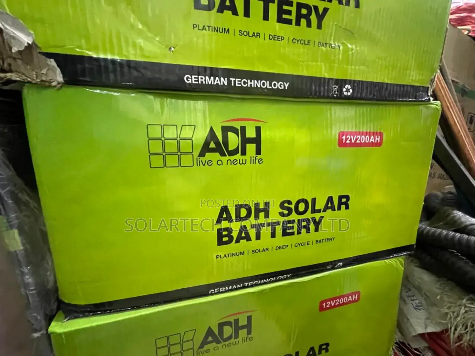 200ah Durable Adh German Technology Solar Battery Hwuh