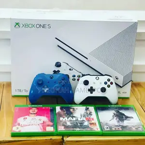 Brand New Xbox One Standard 1tb 2 Controllers and Games