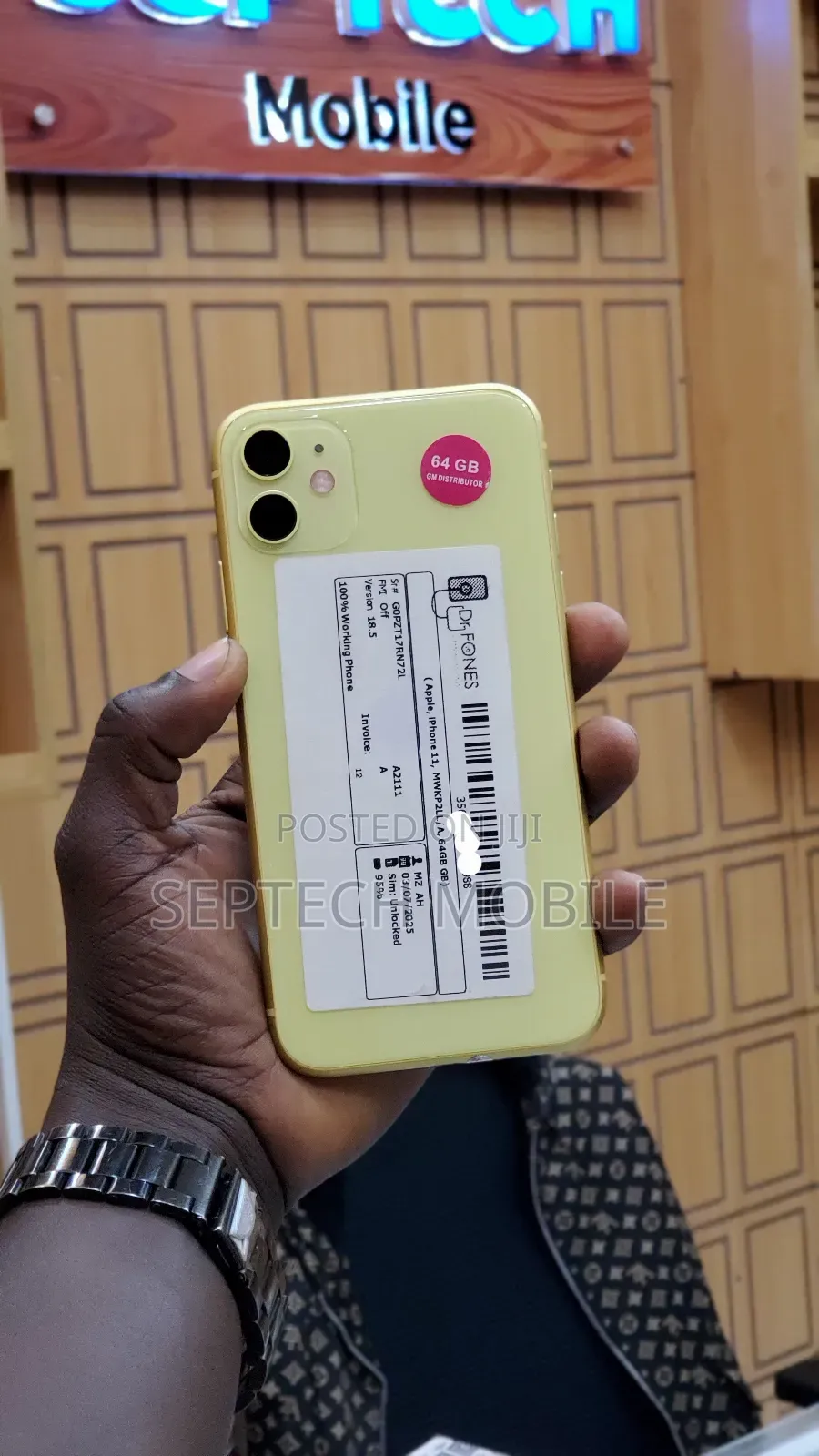 Apple iPhone 11 64 GB Yellow