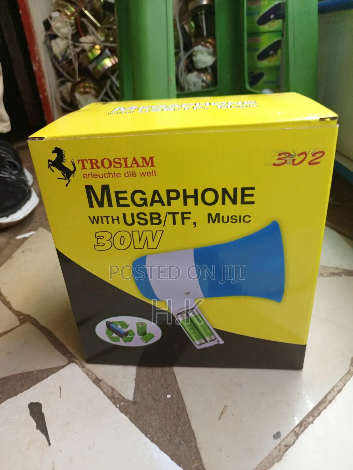 Trosiam 30w Megaphone With Usb/Tf Card Support