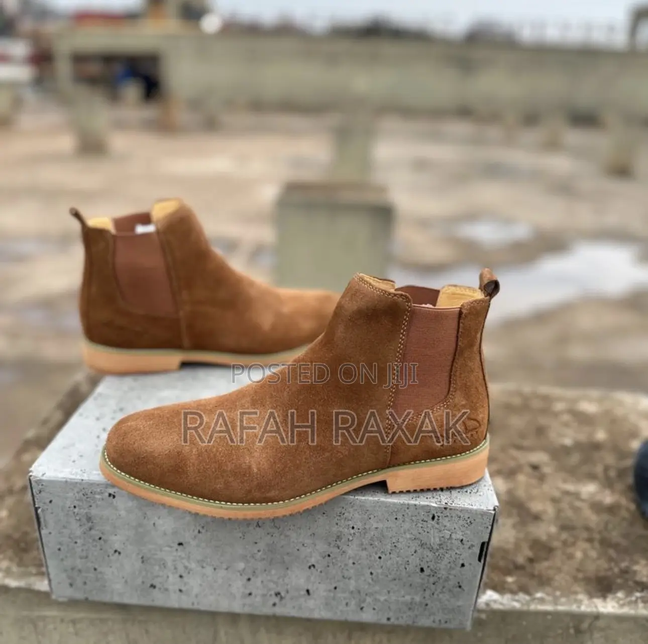 Original Men’S Super Classic Brown Suede Clarks Chelsea Boot