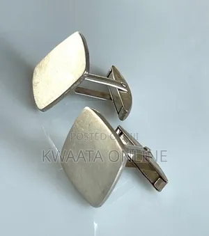 1pair Cufflinks For Men Elegant Tone Fashion Design