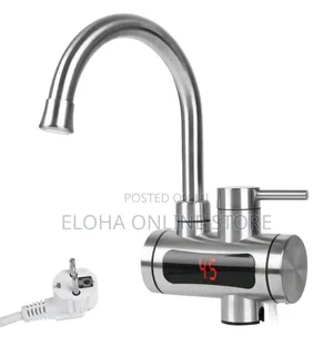 Electric Water Heating Faucet With Temperature Display