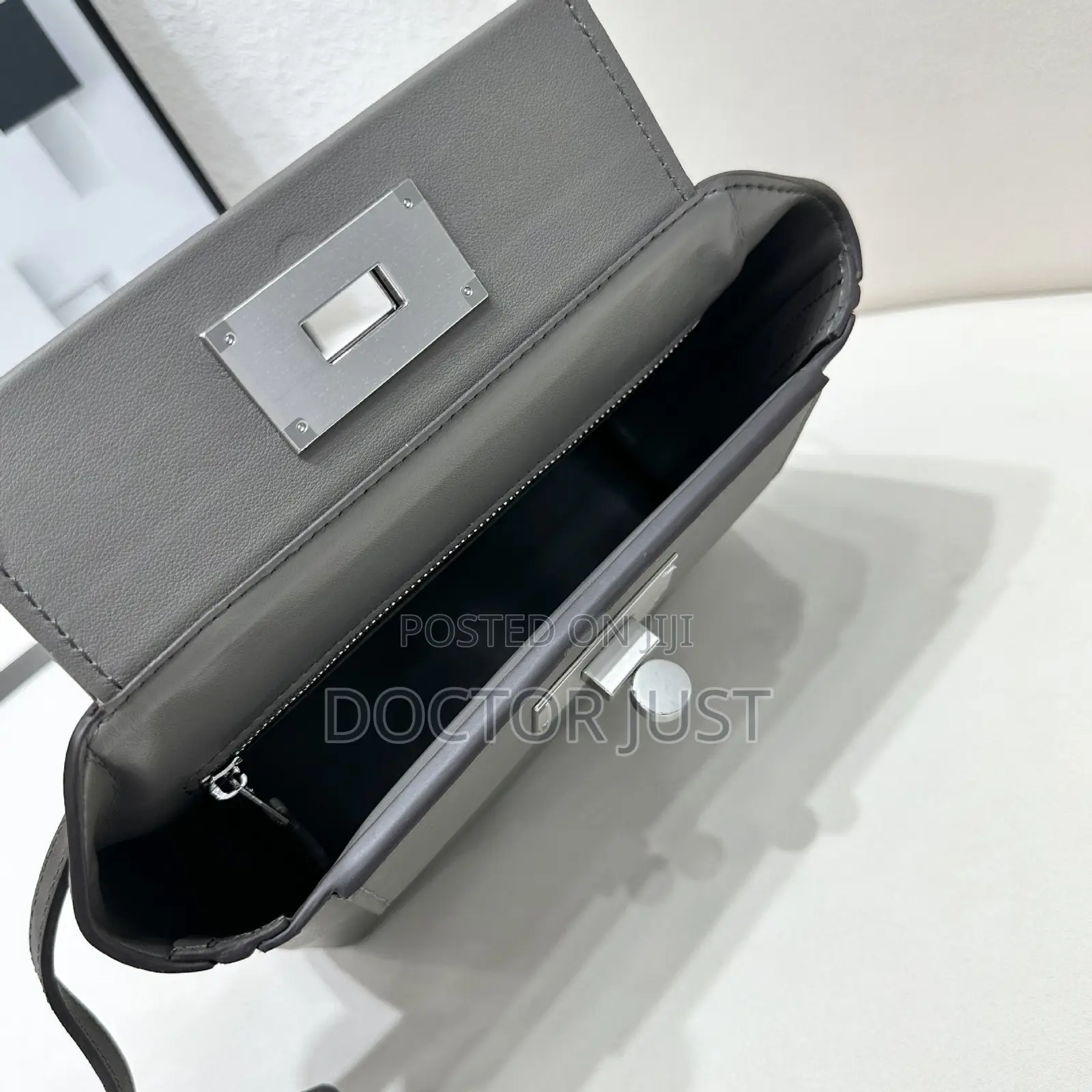 Gray Kelly Mini Bag