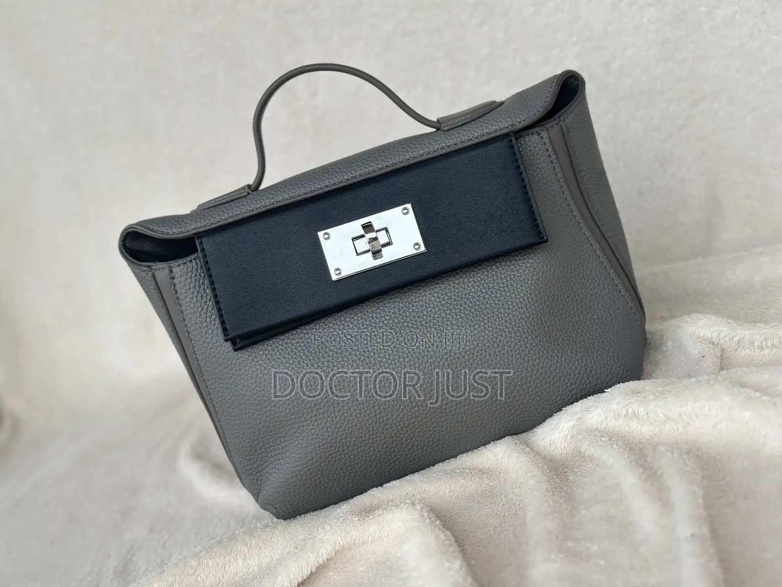 Gray Kelly Mini Bag